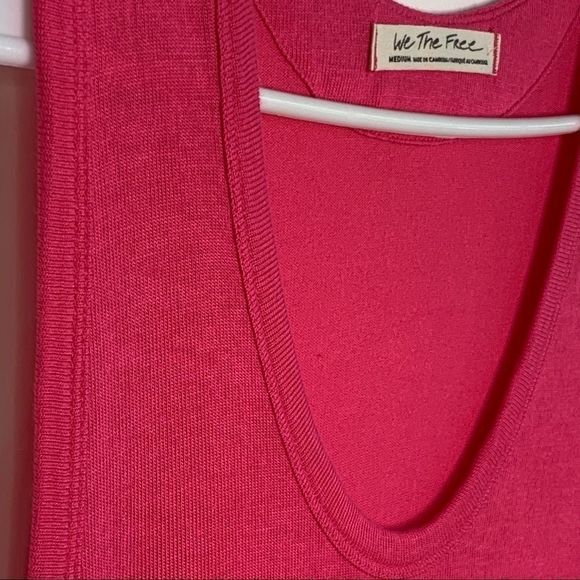 We the free pink plunge tank top 8057 people Soft Vneck Medium - Picture 7 of 11